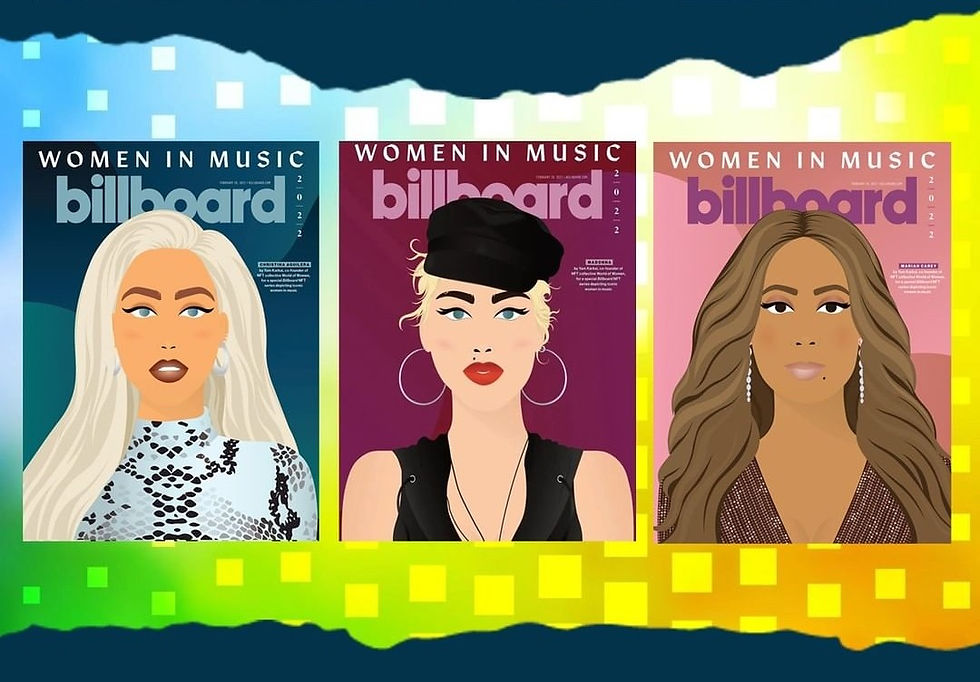 Christina Aguilera, Madonna y Mariah Carey. Las tres mujeres más importantes de la Historia de la Cultura Pop.