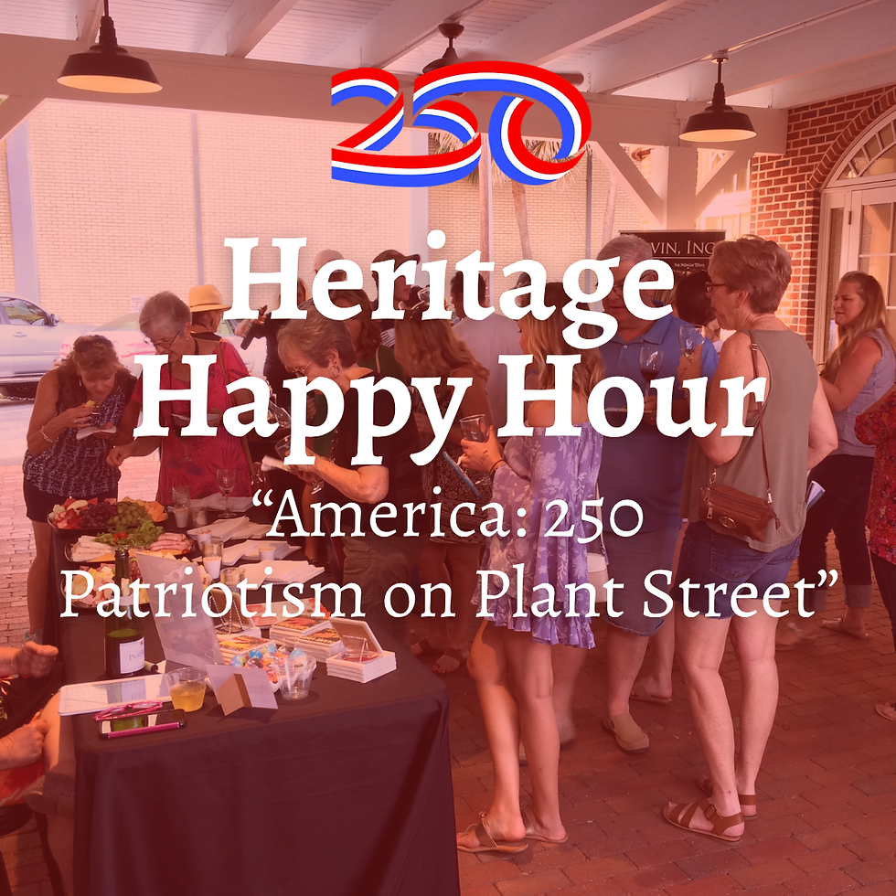 Heritage Happy Hour: Opening Exhibit of "America 250: Patriotism on Plant Street"