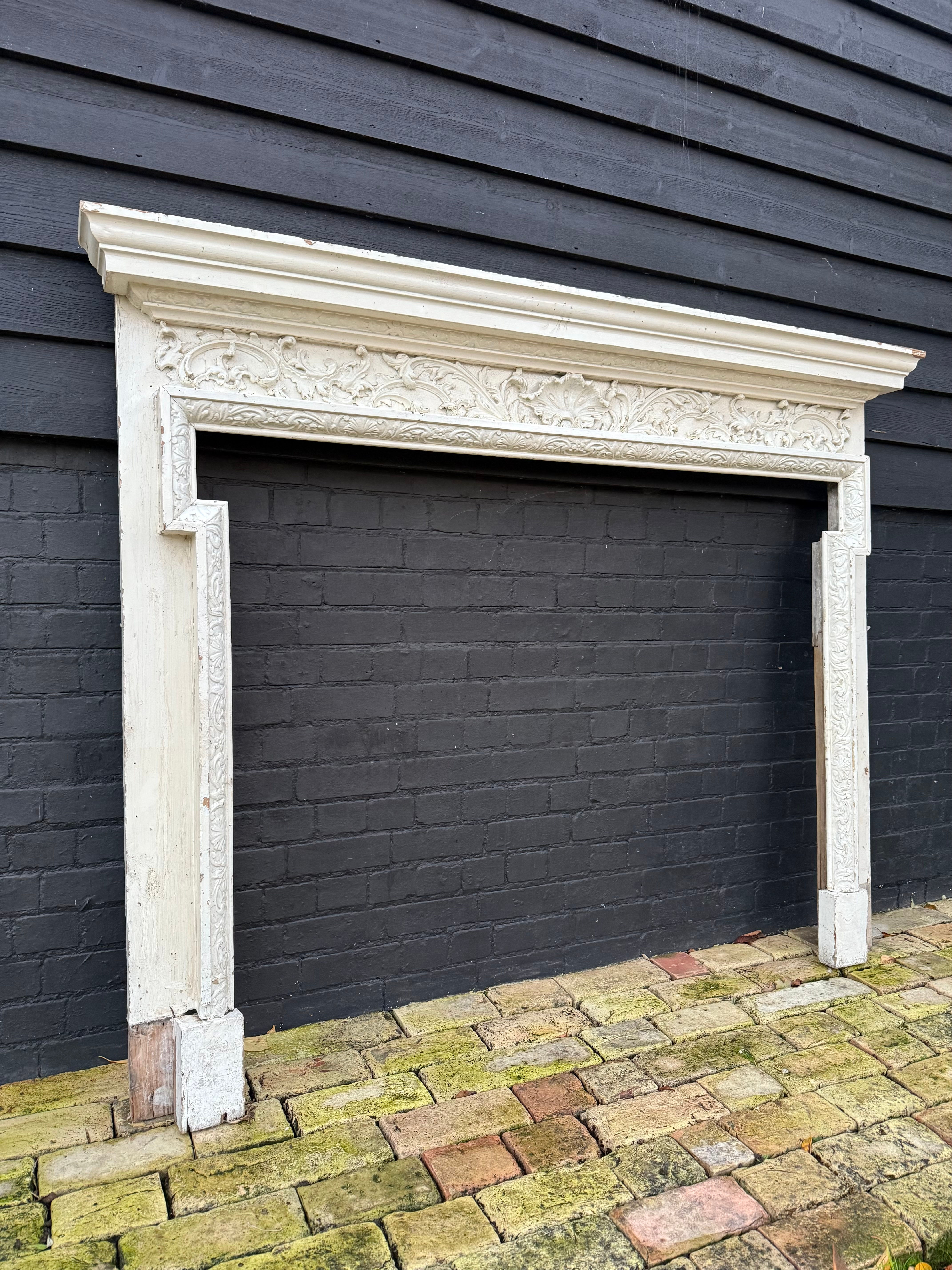 Reclaimed Antique Large Georgian Manor House Fireplace Surround