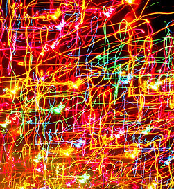 Multicolor Laser Light Art