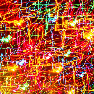 Multicolor Laser Light Art