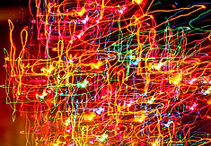 Multicolor Laser Light Art