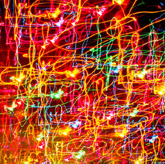Multicolor Laser Light Art