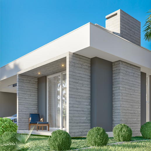 Detalhe da varanda frontal. 
Arquiteto Torres RS | Müller Arquitetura | rs arquitetura