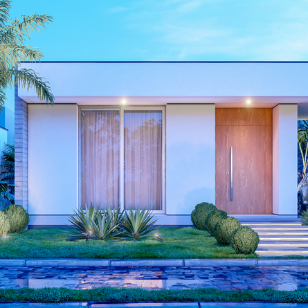 Dedicamos atenção especial  a implantação adequada dos quartos e a funcionalidade dos ambientes internos.
Arquitetos em Torres RS | Müller Arquitetura | casa de condomínio