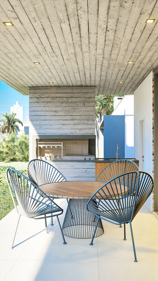  A união perfeita entre design moderno e conforto atemporal..
Arquitetos em Torres RS | Müller Arquitetura | Planta de casa