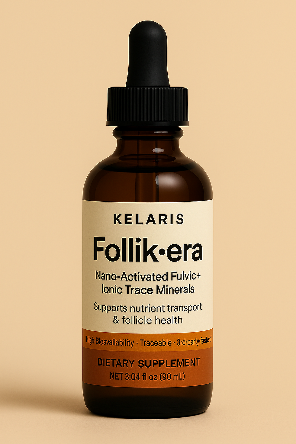 FOLLIKERA™ Oral Drops — Fulvic + Trace for Hair Support | KELARIS®