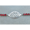 Miniature : Feuille en zircons rouges