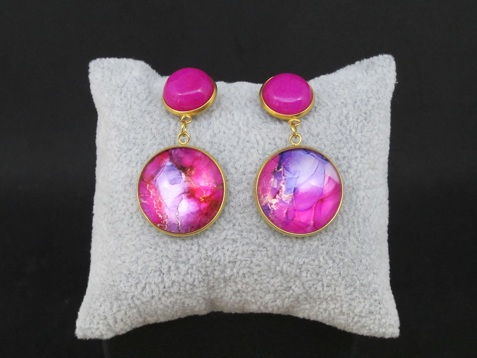 Miniature : Double cabochons