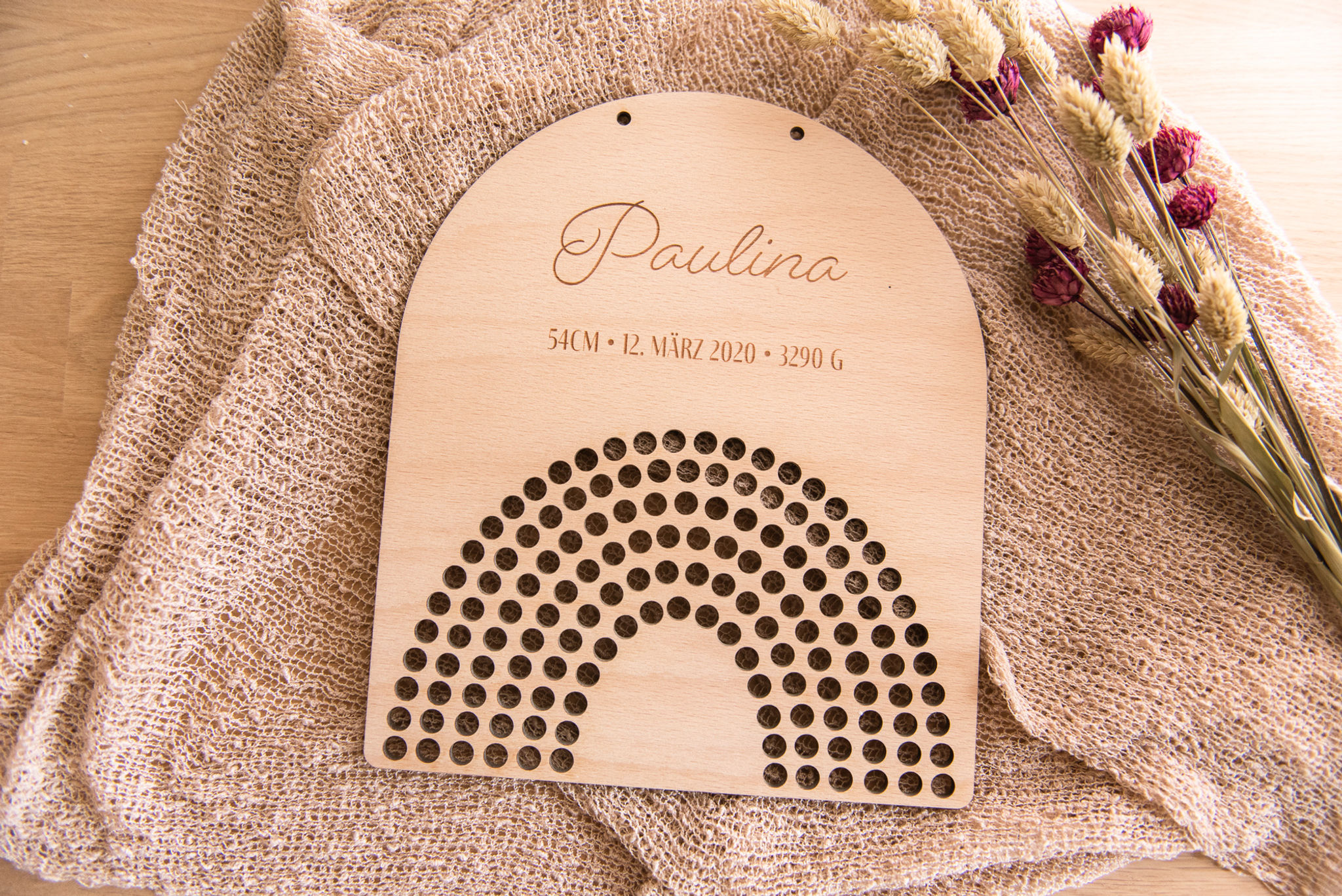 Häkelrohling Regenbogen