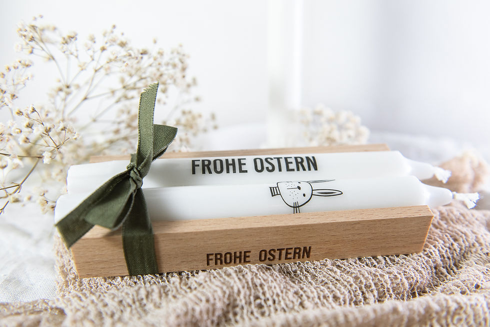 Miniaturbild: Kerzen "Frohe Ostern"
