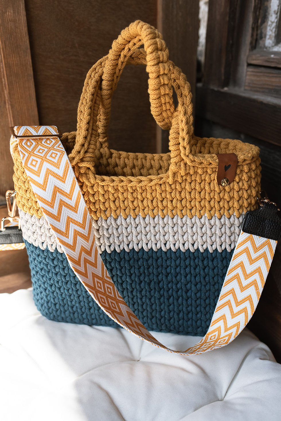 Miniaturbild: Häkelboden für Taschen - zwei Größen