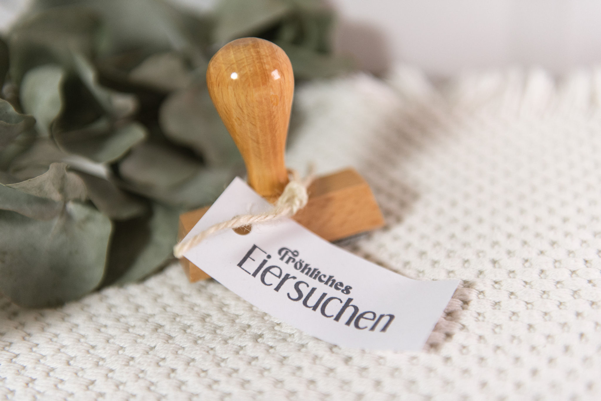 Oster-Stempel "Fröhliches Eiersuchen"
