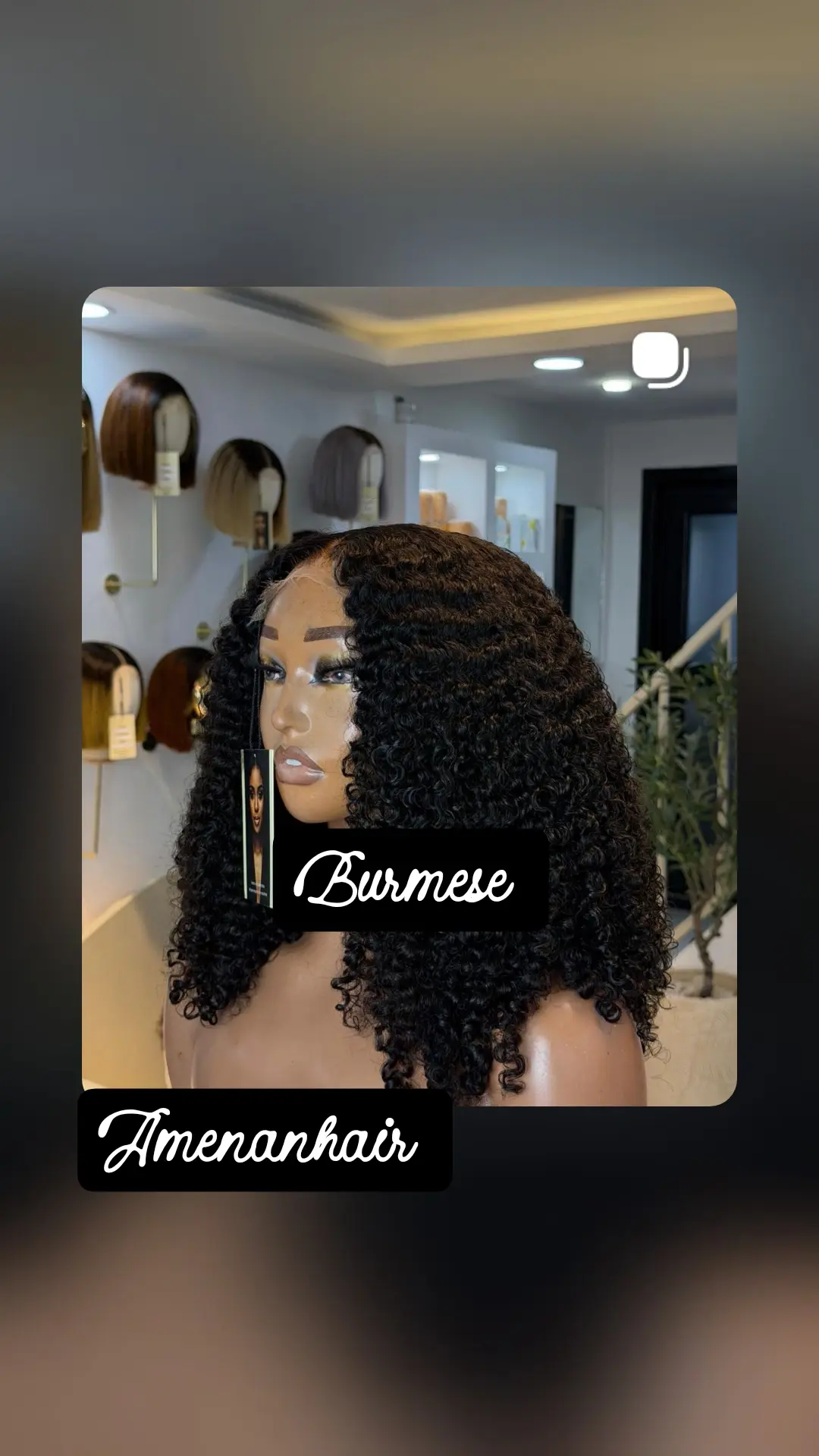 Perruque Birmane  7*5HD humain 100%