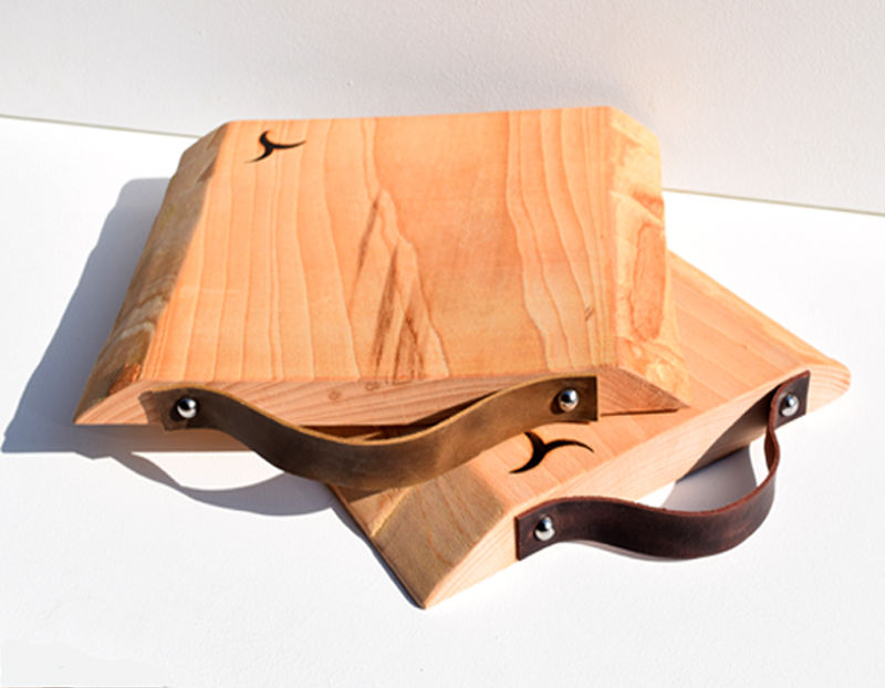 Thumbnail: Leather Handled Chopping Boards