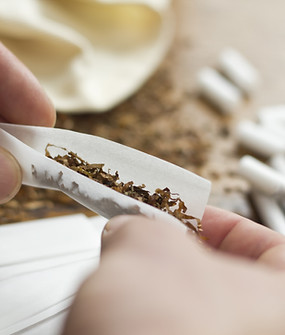 Rolling a Cigarette