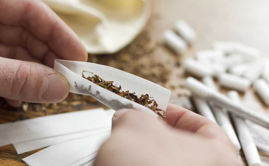 Rolling a Cigarette