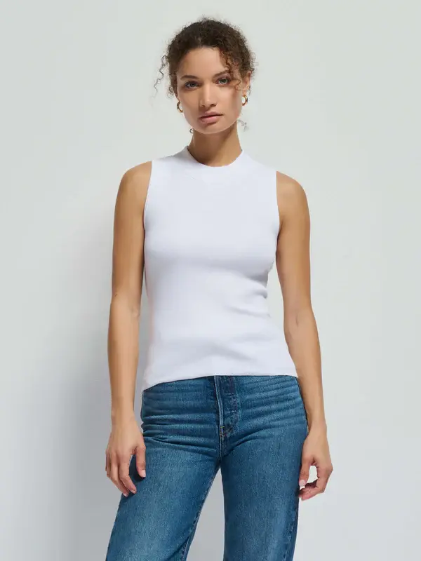 Thumbnail: Nation | Joan Sleeveless Mock Neck Tank
