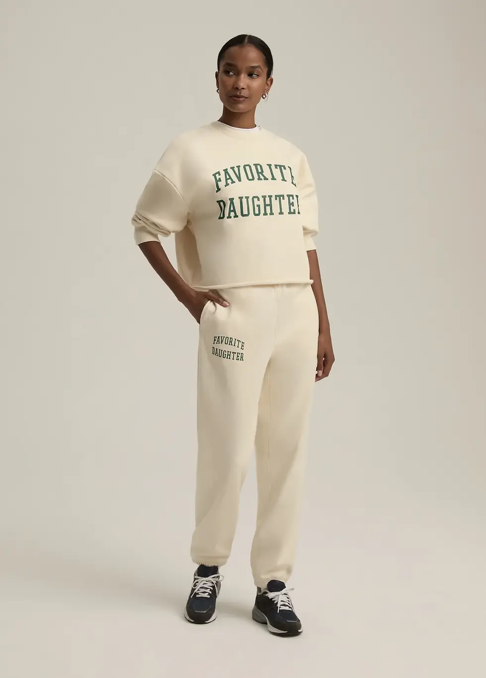 Thumbnail: Favorite Daughter | Cropped Collegiate Sweatshirt