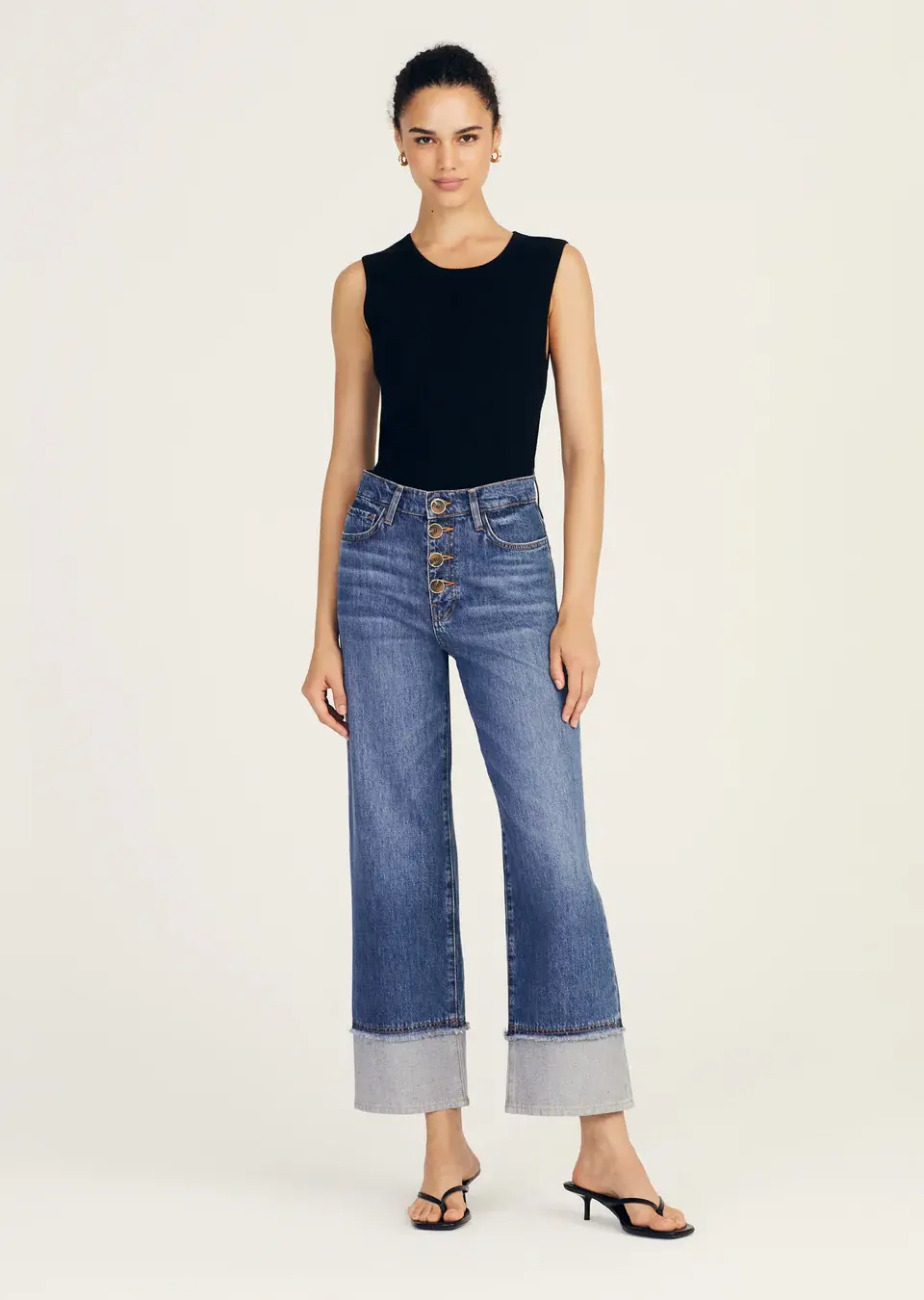 Derek Lam | Simona Cuffed Straight Leg