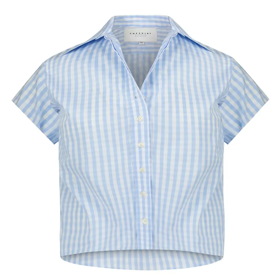 Thumbnail: The Shirt | The Boxy Short Sleeve Cropped Shirt