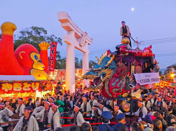 唐津くんち　フィナーレ直前