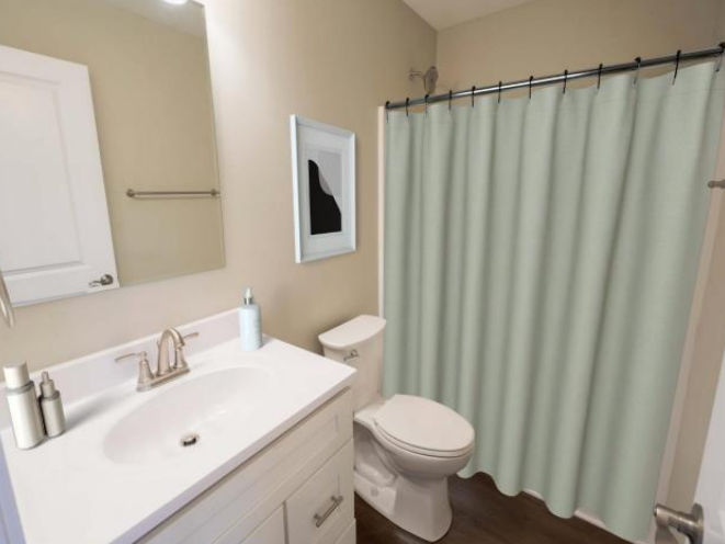 Rockport Duplex interior bathroom — Rockport, Indiana