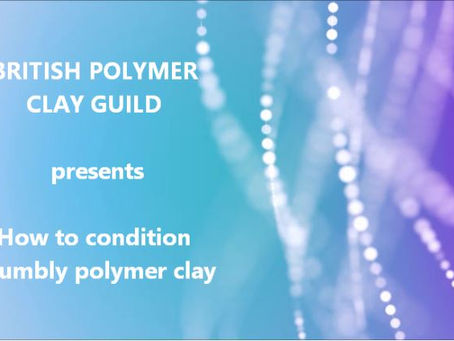 How to condition old crumbly clay