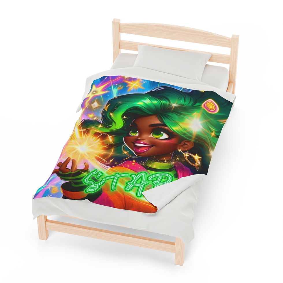 Thumbnail: Star Velveteen Plush Blanket