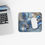 Thumbnail: Blue and Silver Mouse Pad (Rectangle)