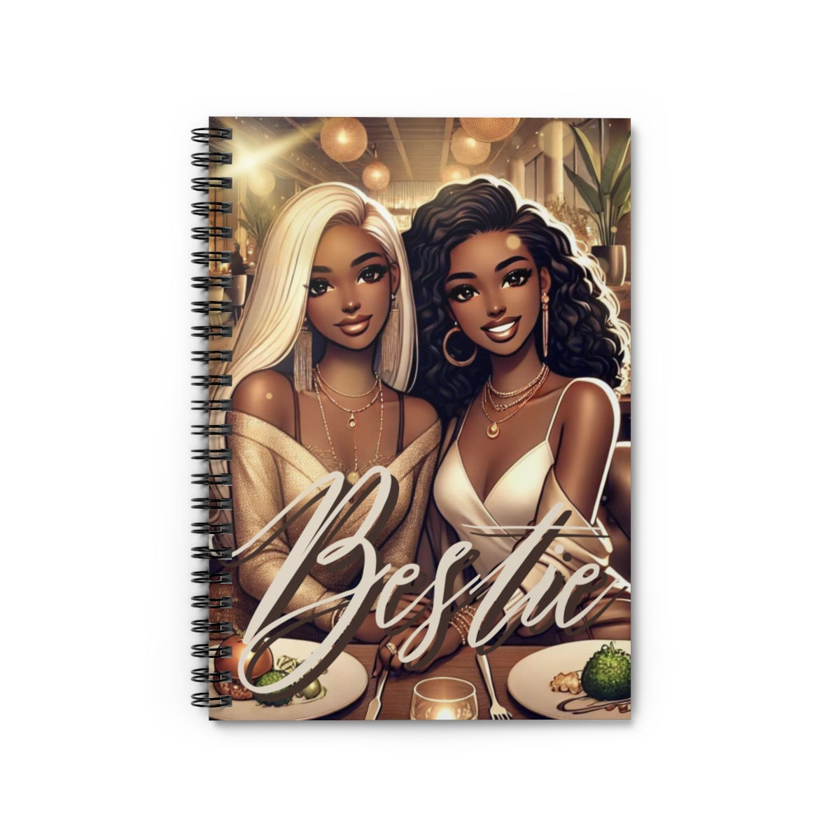 Bestie Lunch Spiral Notebook - Ruled Line
