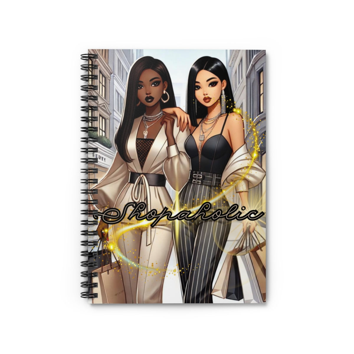 Shopaholic Spiral Notebook - Ruled Line
