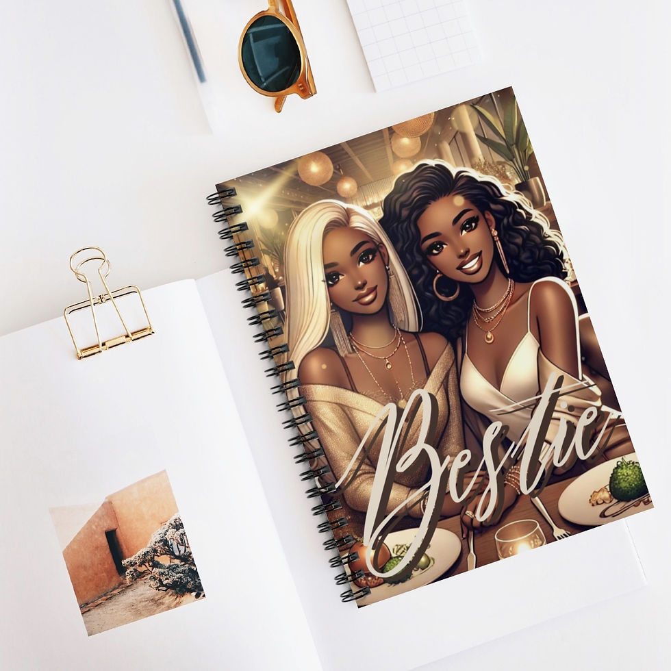 Thumbnail: Bestie Lunch Spiral Notebook - Ruled Line