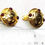 Miniatura: Chanel CC Logo Gripoix Glass Vintage Clip-on Earrings RARE! *signed*