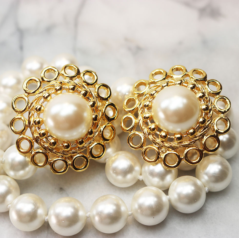 Thumbnail: ⚜️ Gorgeous Vintage PAOLO GUCCI Earrings
