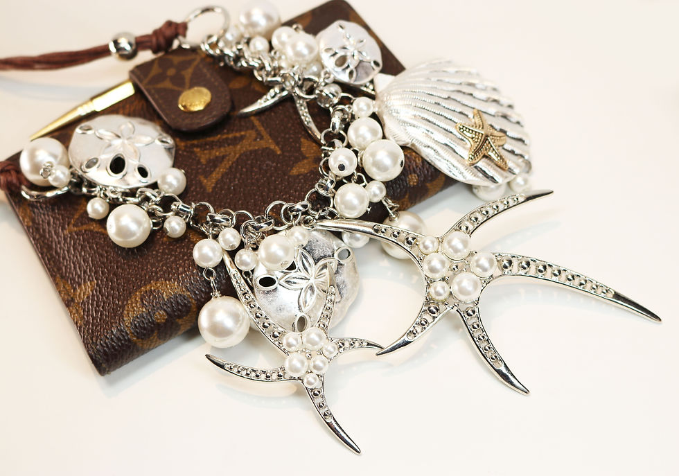 Thumbnail: EXTRAORDINARY Joan Rivers *signed* 'Classics Collection' Pearl Charm Necklaces