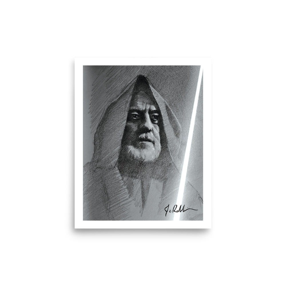 Obi Wan Kenobi Pencil on Paper 8" x 10"