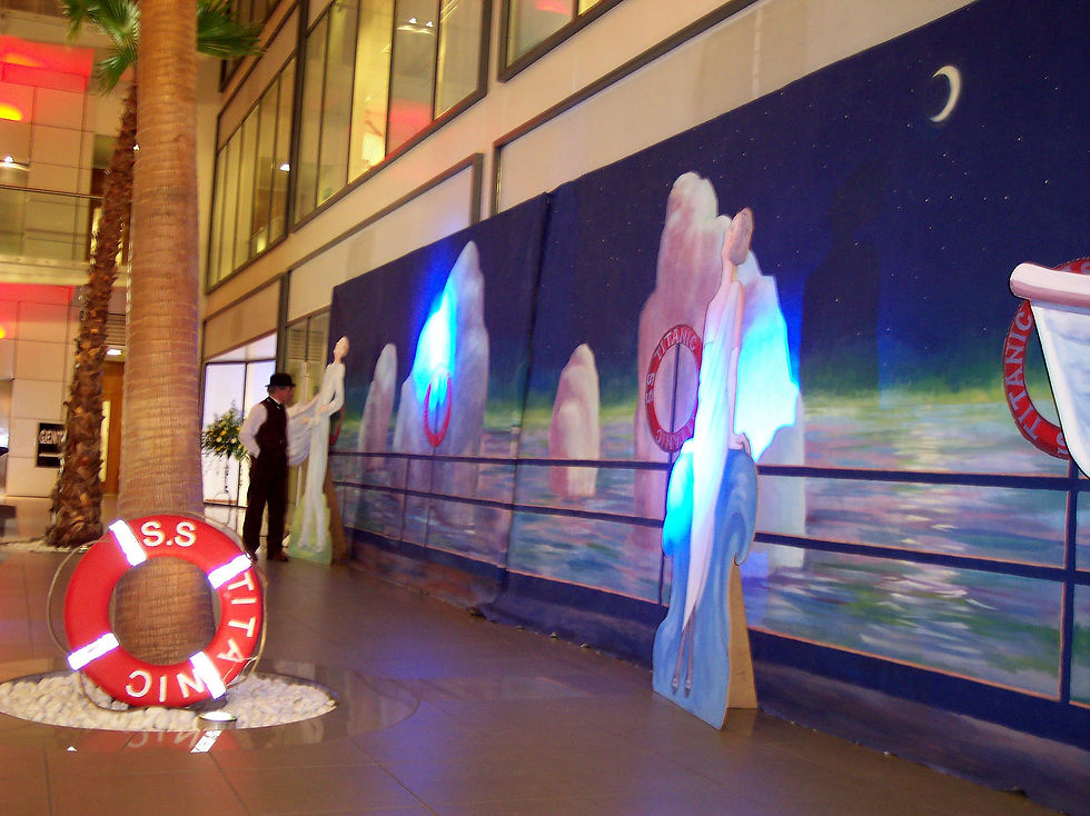 Titanic theme backdrop