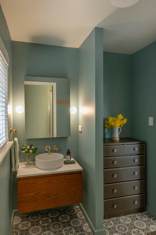 American Walnut vanity