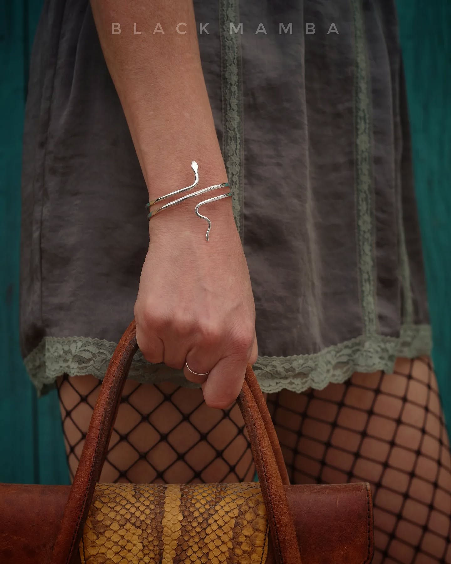 Black Mamba Cuff Bangle