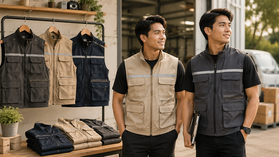 Rompi Custom American Drill: Solusi Seragam Kerja yang Lebih Fleksibel Dibanding Kemeja