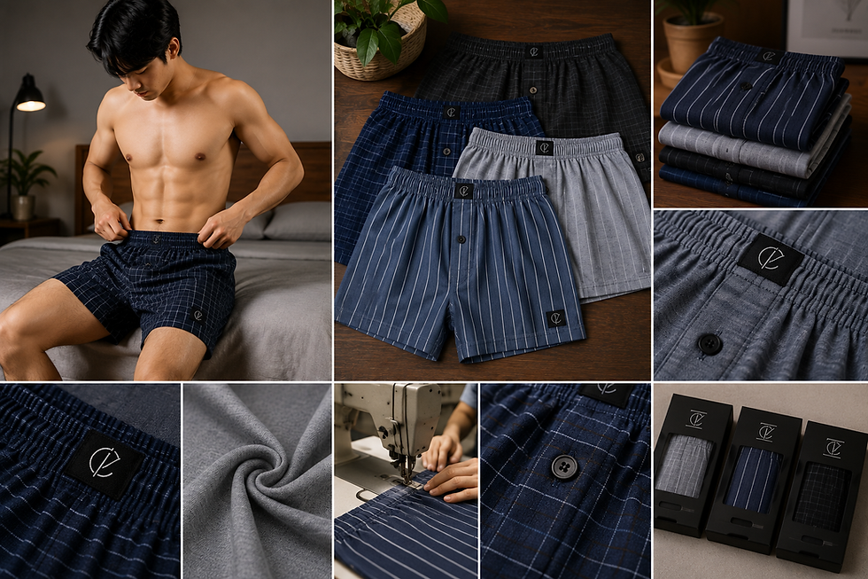 Celana Boxer Custom Jahit: Dari Daleman Biasa Jadi Item yang Nggak Bisa Diremehkan
