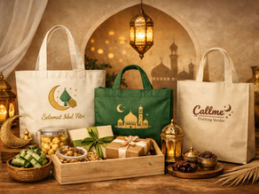 Totebag Custom buat Hampers Lebaran: Simpel, Kepake Terus, Nggak Cuma Jadi Bungkus