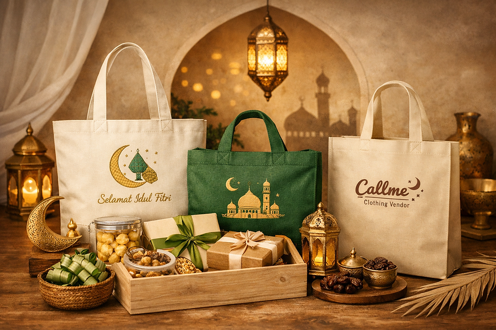 Totebag Custom buat Hampers Lebaran: Simpel, Kepake Terus, Nggak Cuma Jadi Bungkus