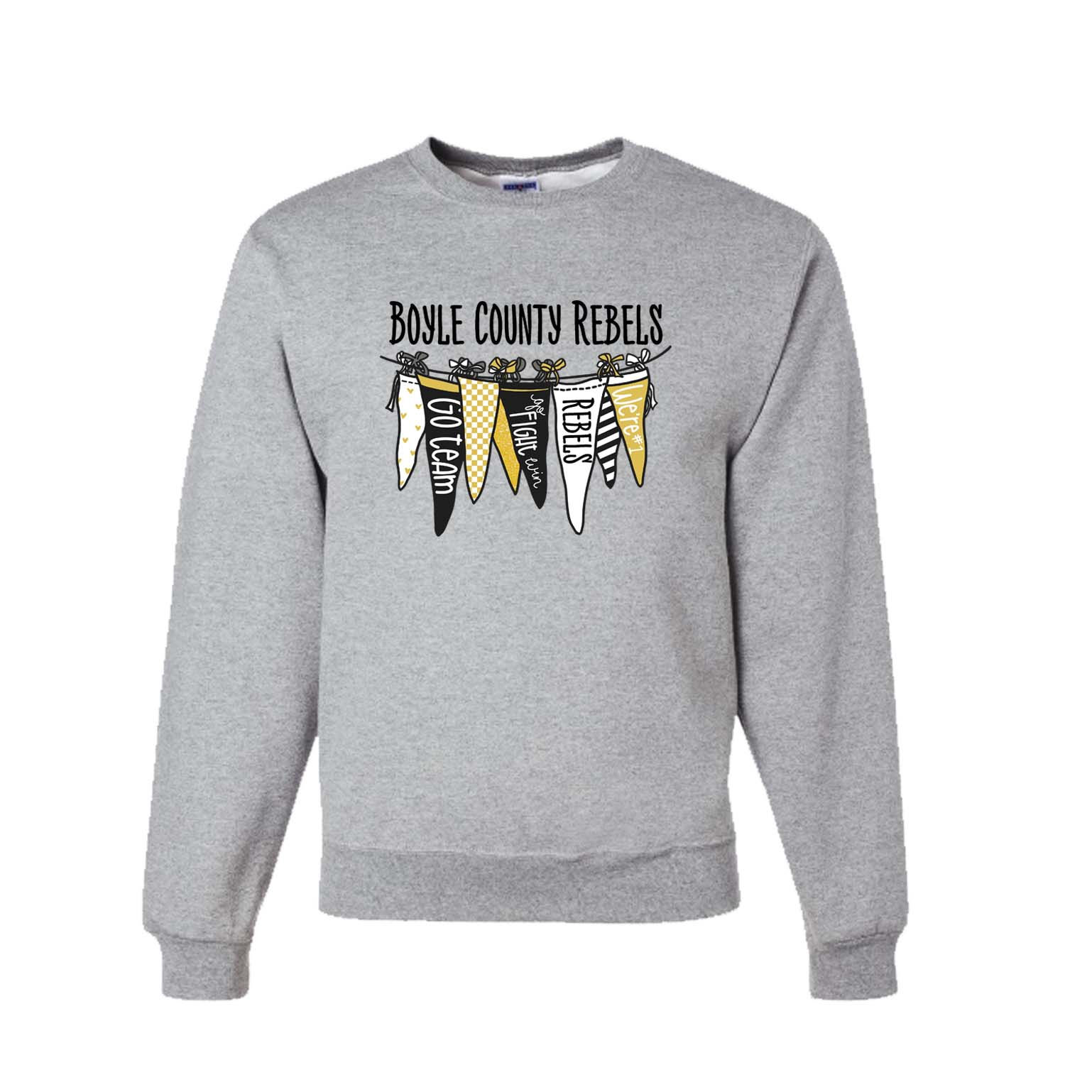 Rebels Pennant Crew Sweatshirt