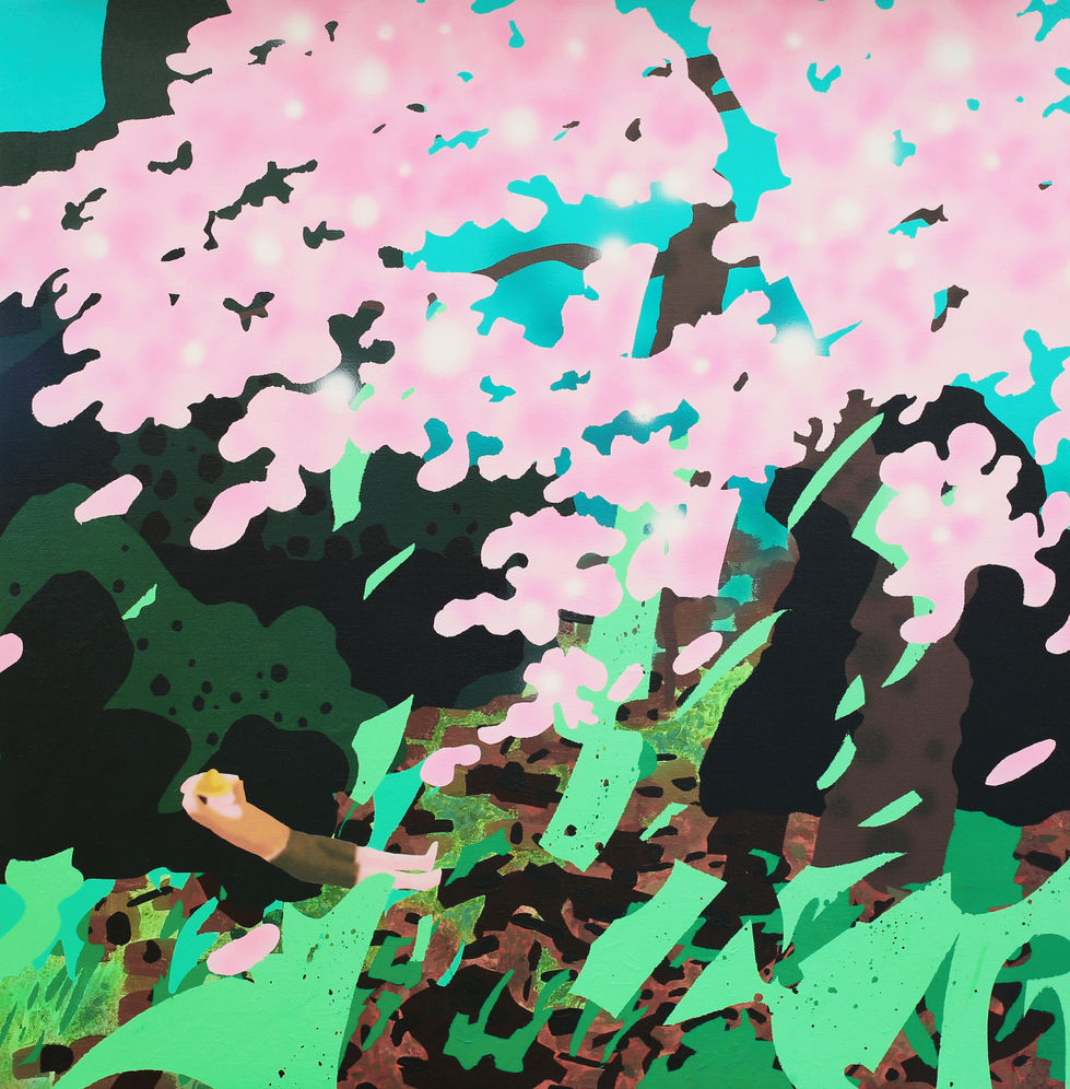 春夢了無痕  100×100cm  布面丙烯   2024.jpeg