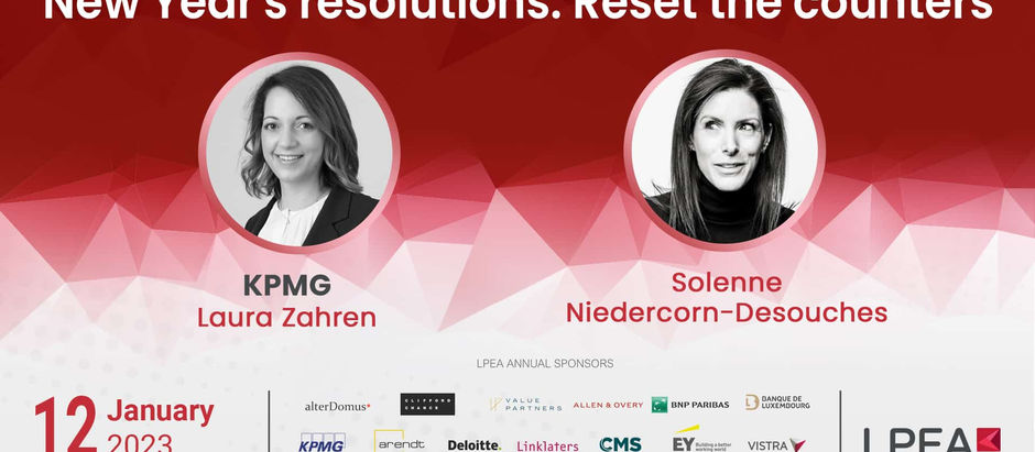 LPEA - PE4W EVENT – NEW YEAR’S RESOLUTIONS: RESET THE COUNTERS