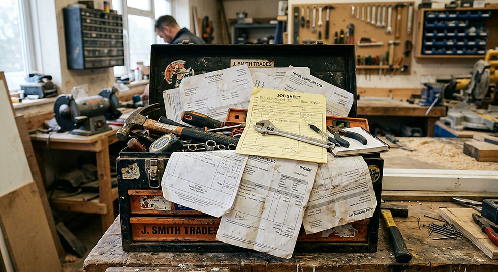 POV: How you're probably dealing with your quotes and invoices right now... am I right?