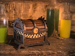 Halloween wooden box