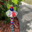 Thumbnail: Navy & Red Flower Fairy Garden Wand